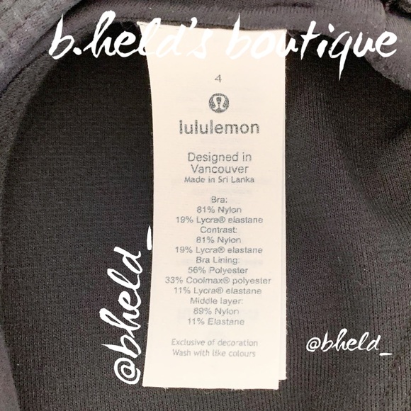 lululemon Love to Layer Bra in Black Neutral Size 4 Brand New NWT - Picture 9 of 14